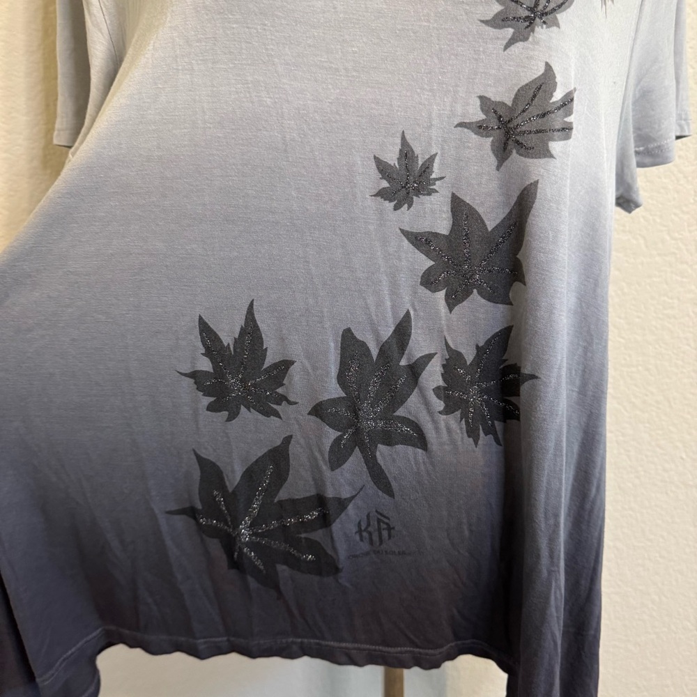 Cirque Du Soleil KA Leaf Print Tunic Top - L - Picture 3 of 9